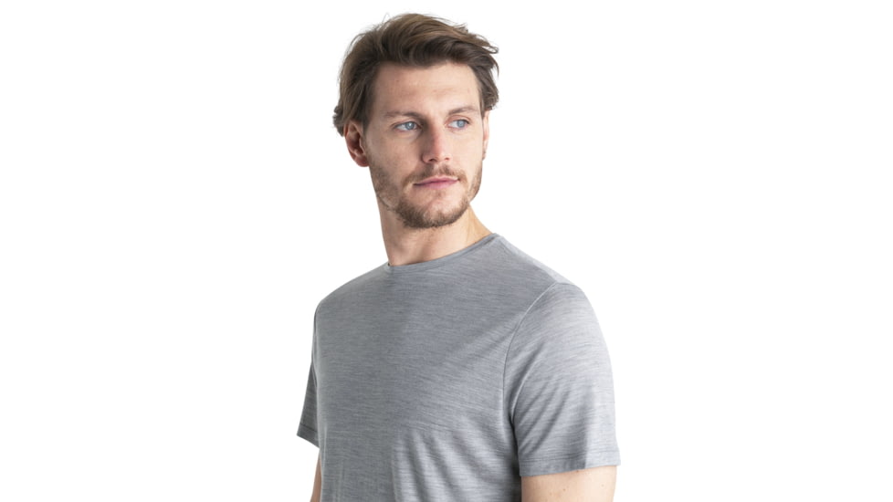 Icebreaker Merino Blend 125 Cool-Lite Sphere SS T-Shirt - Men's, Metro Heather, Small, IB0A56ZM016S