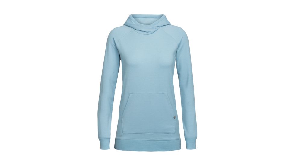 Icebreaker Mira Pullover Hoody, Waterfall, L, 104094401L