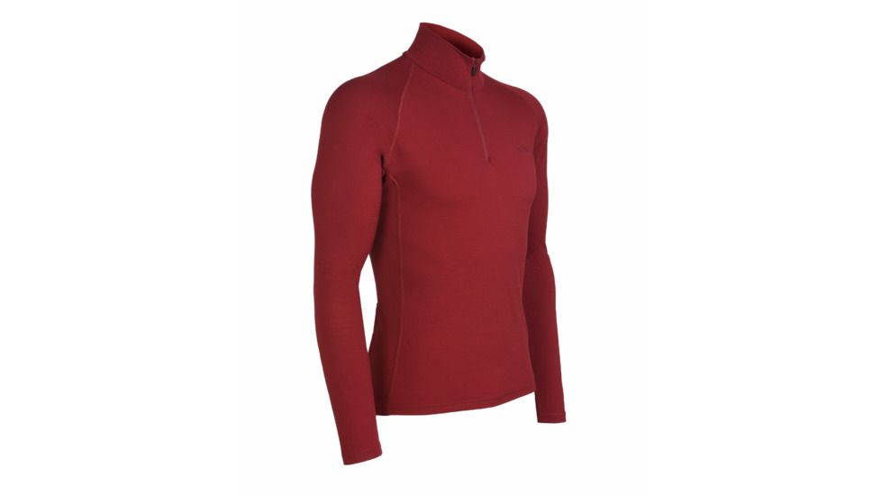 Icebreaker Mondo Long Sleeve Half Zip 200 - Men's-Large-Mars