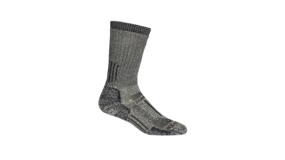 Icebreaker Mountaineer Mid Calf Socks - Women's, Jet Heather/Espresso, Medium, IB101280136M