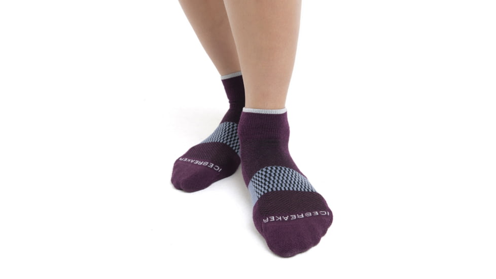 Icebreaker Multisport Light Mini Socks - Women's, Nightshade/Snow/Kyanite, Small, IB105127982S