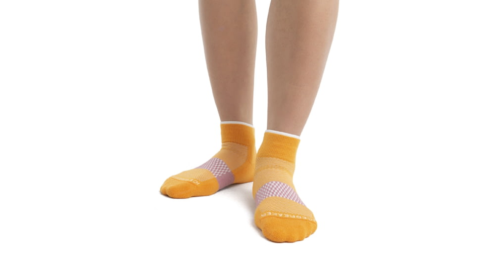 Icebreaker Multisport Light Mini Socks - Womens, Solar/Snow/Crystal, Small, IB105127979S