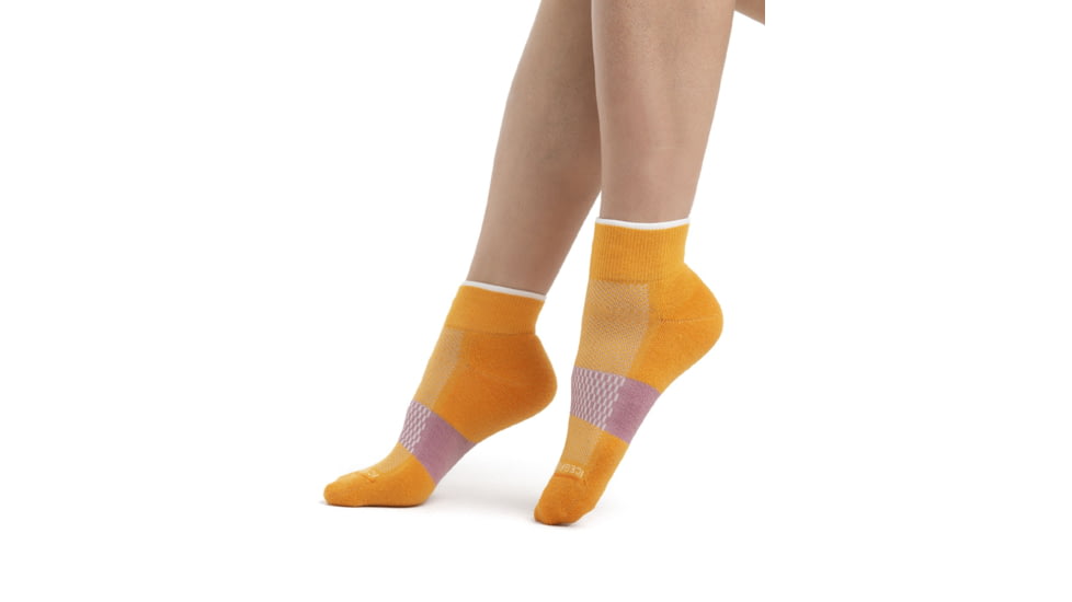 Icebreaker Multisport Light Mini Socks - Womens, Solar/Snow/Crystal, Small, IB105127979S