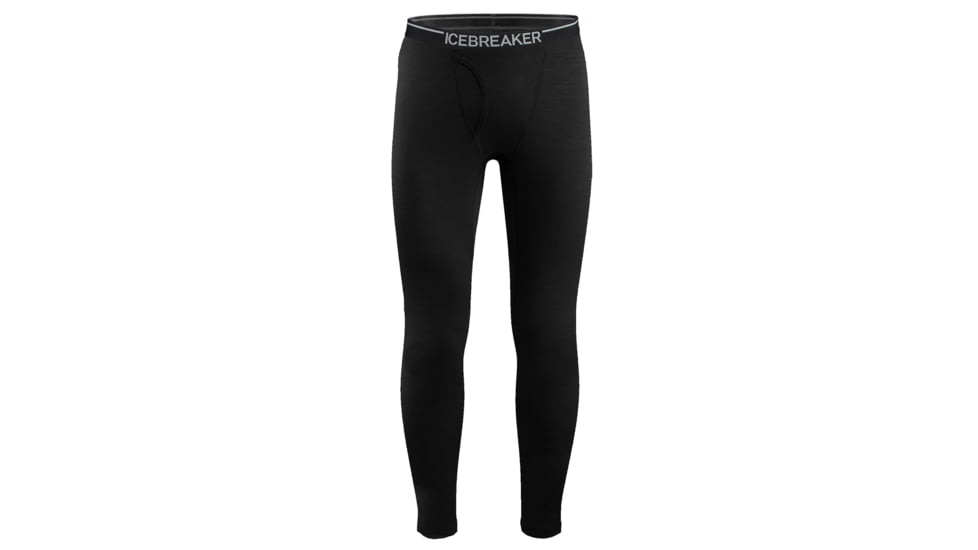 Icebreaker Oasis Leggings w Fly, Black, 3XL, 100482001XXXL