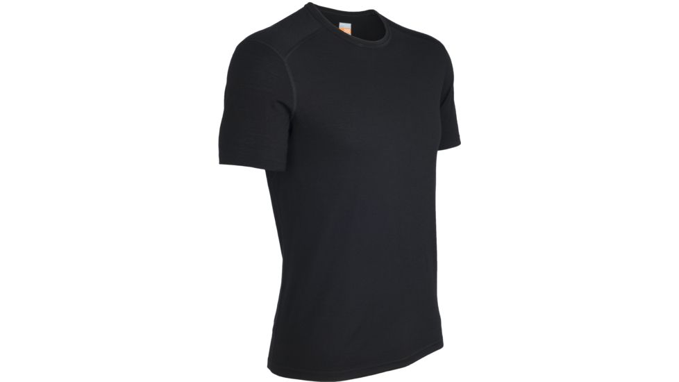 Icebreaker Oasis Short Sleeve Crewe - Men's-Black-X-Large