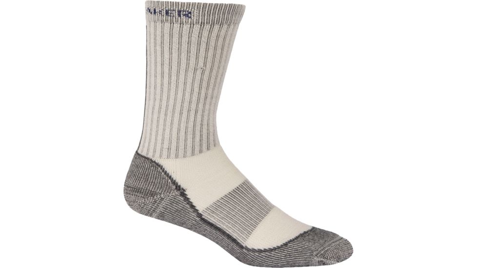 Icebreaker Outdoor Lite Crew Sock - Women's-2 PAIR Silver/Horizon/Oil-Large