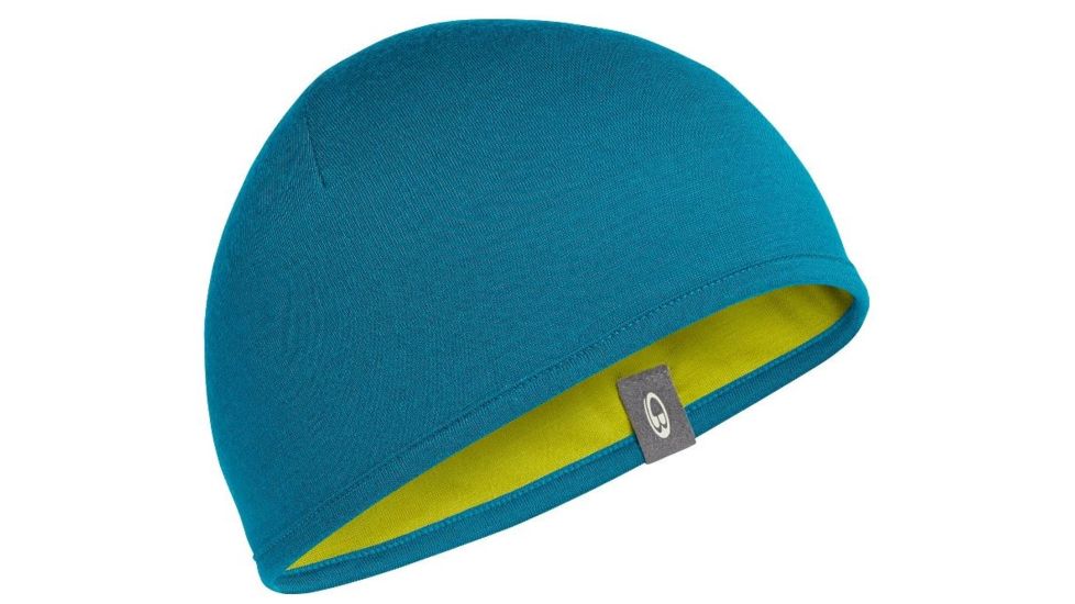 Icebreaker Pocket Hat-Alpine/Chartreuse-One Size