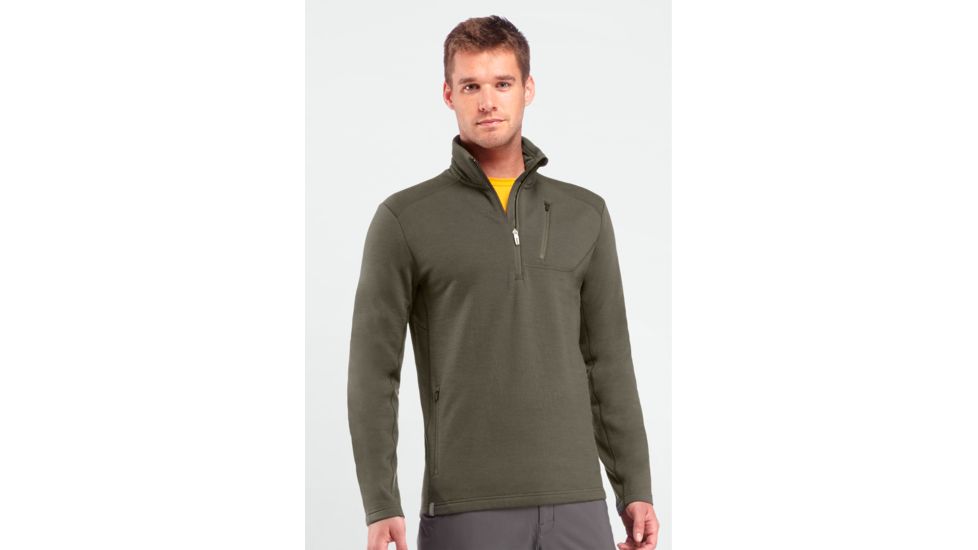 Icebreaker Sierra Long Sleeve Half Zip Jacket - Men's-Cargo-Large