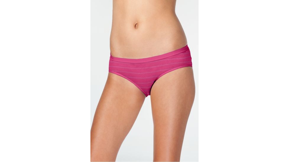 Icebreaker Siren Stripe Hipkini - Women's-Magenta Overdye-Large