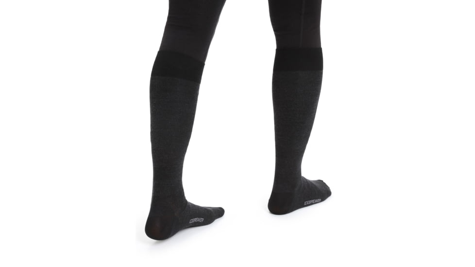 Icebreaker Snow Liner Over The Calf Socks - Womens, Black, Large, IB103941001L