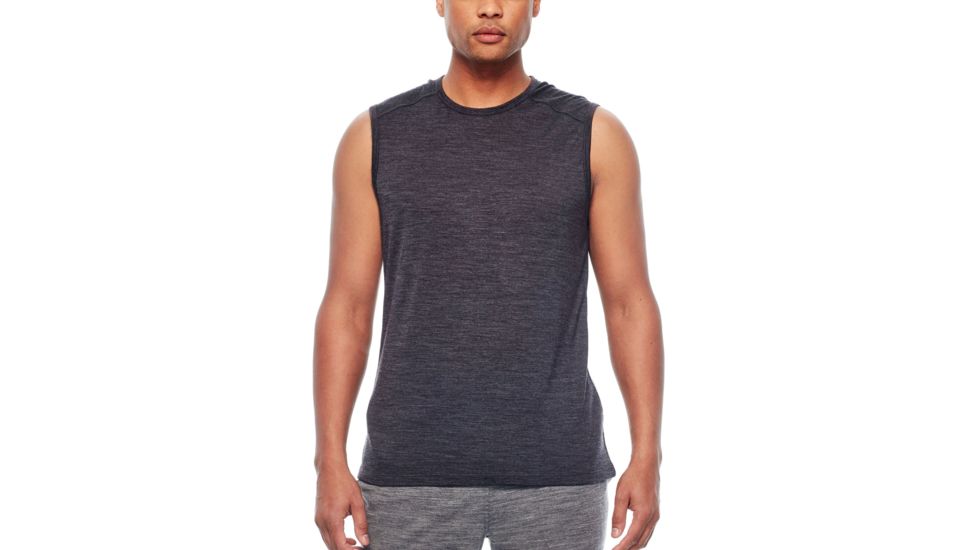 Icebreaker Sphere Tank, Black Hthr, M, 103607002M