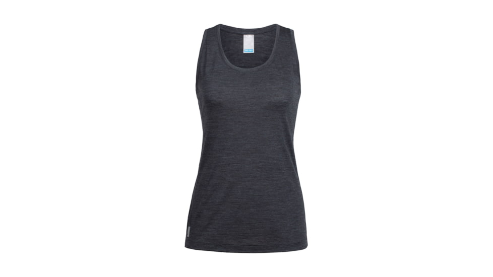 Icebreaker Cool-Lite Sphere Tank - Women's, Black Heather, Large, 104088001L