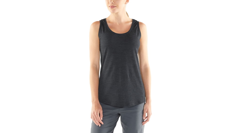 Icebreaker Cool-Lite Sphere Tank - Women's, Black Heather, Medium, 104678001M