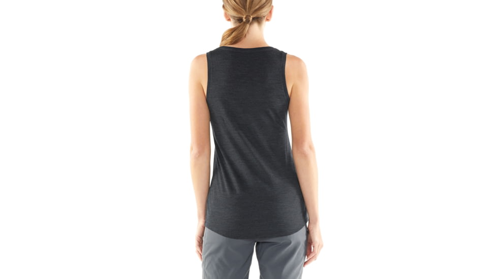 Icebreaker Cool-Lite Sphere Tank - Women's, Black Heather, Medium, 104678001M