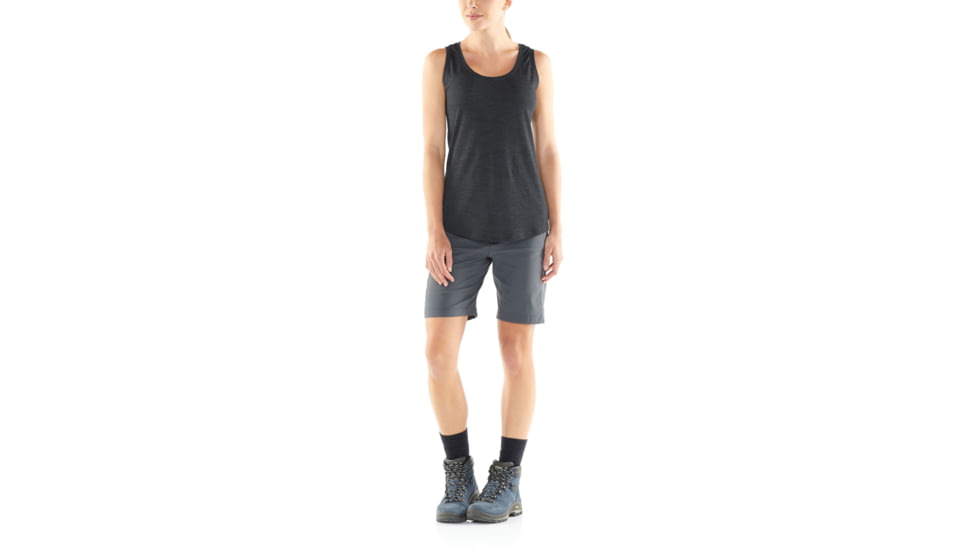 Icebreaker Cool-Lite Sphere Tank - Women's, Black Heather, Medium, 104678001M