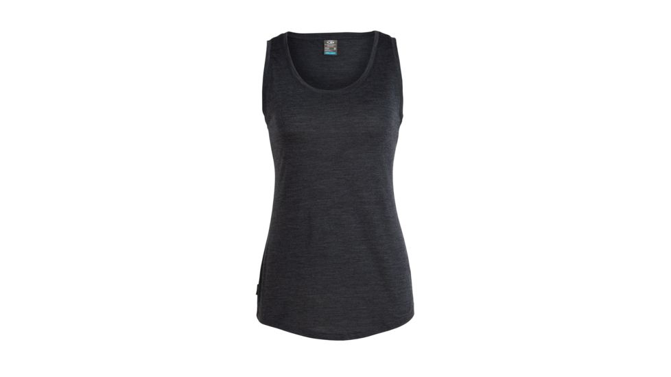 Icebreaker Cool-Lite Sphere Tank - Women's, Black Heather, Medium, 104678001M