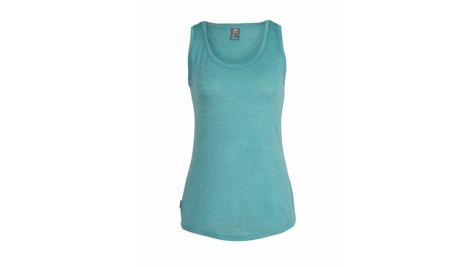 Icebreaker Cool-Lite Sphere Tank - Women's, Ocean Heather, Large, 104678301L