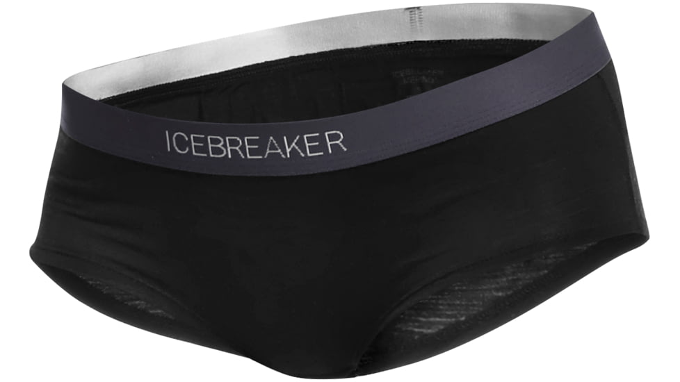 Icebreaker Sprite Hot Pants - Women's, Black/Panther, Medium, 102113001M