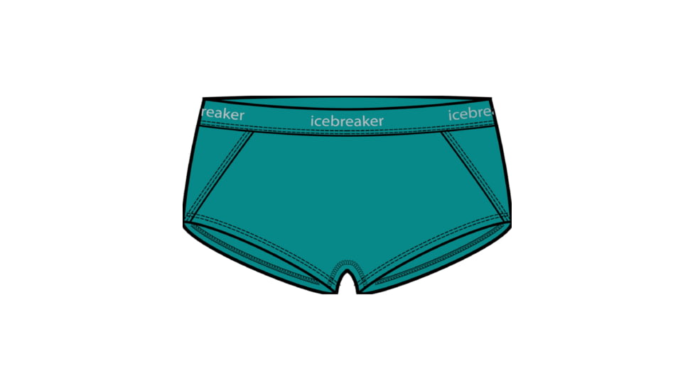 Icebreaker Sprite Hot Pants - Women's, Flux Green, Small, IB103023861S