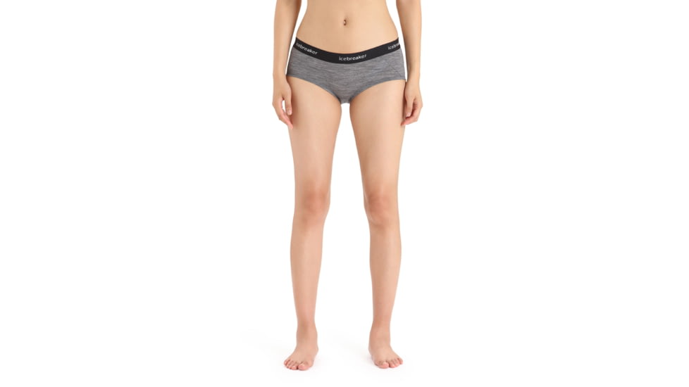 Icebreaker Sprite Hot Pants - Women's, Gritstone Heather, Medium, IB103023013M