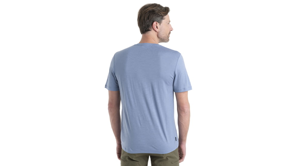 Icebreaker Tech Lite II Short Sleeve Skiing Yeti T-Shirt - Mens, Kyanite, 2XL, IB0A56IM885XXL