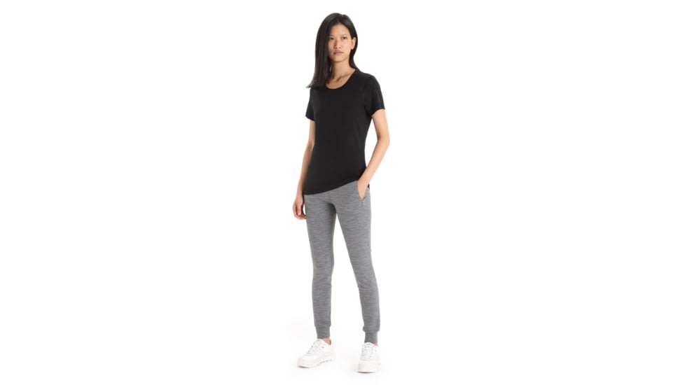 Icebreaker Tech Lite II Short Sleeve T-Shirt - Women's, Black, Large, IB0A59J9001L