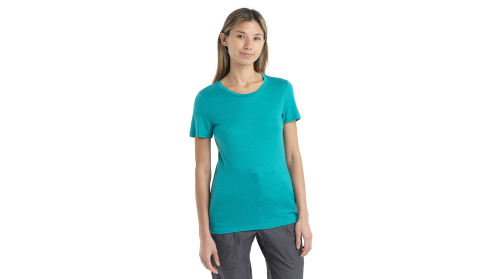 Icebreaker Tech Lite II Short Sleeve T-Shirt - Womens, Flux Green, Medium, IB0A59J9861M