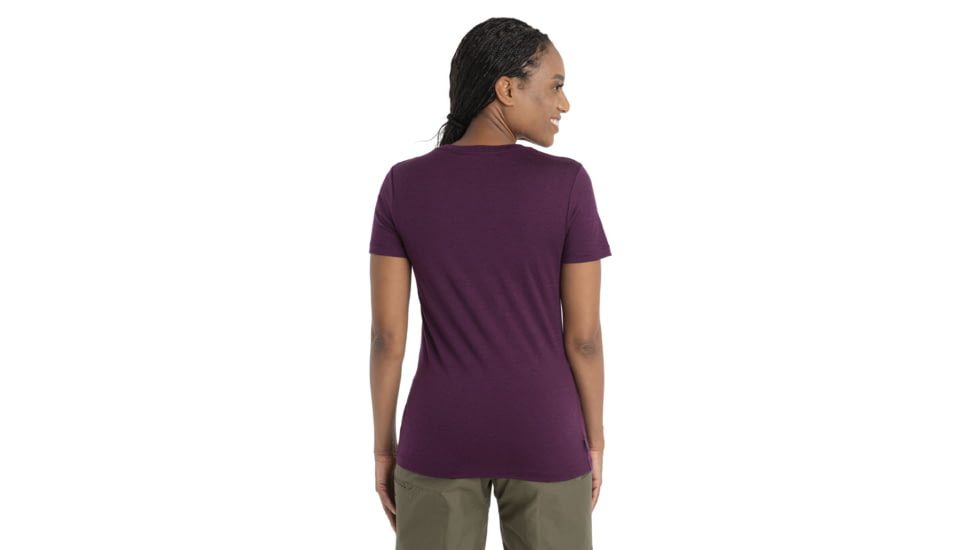 Icebreaker Tech Lite II Short Sleeve T-Shirt - Womens, Nightshade, Small, IB0A59J9853S