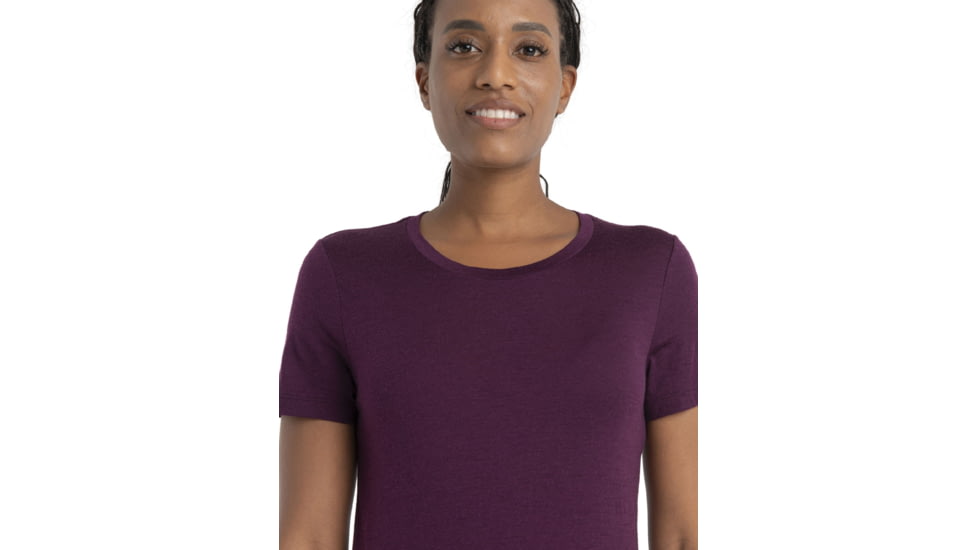 Icebreaker Tech Lite II Short Sleeve T-Shirt - Womens, Nightshade, Small, IB0A59J9853S