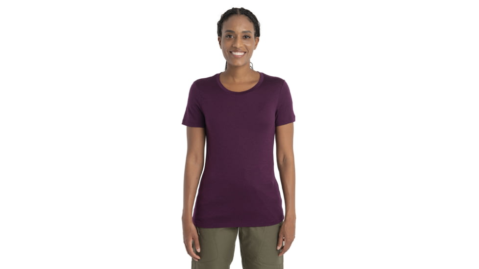 Icebreaker Tech Lite II Short Sleeve T-Shirt - Womens, Nightshade, Small, IB0A59J9853S