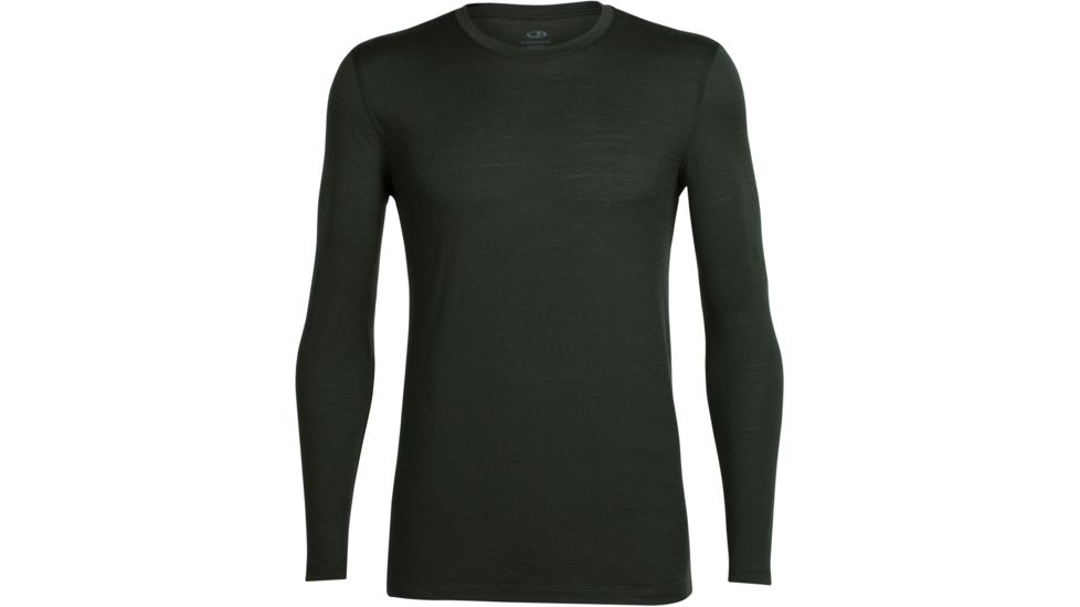 Icebreaker Tech Lite Long Sleeve Crewe - Men's-Medium-Kale