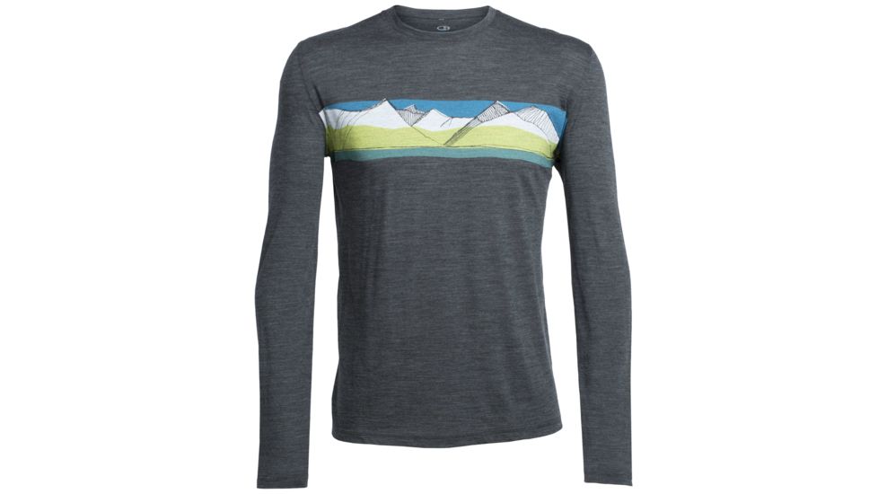 Icebreaker Tech Lite Long Sleeve Crewe South Alps - Men's