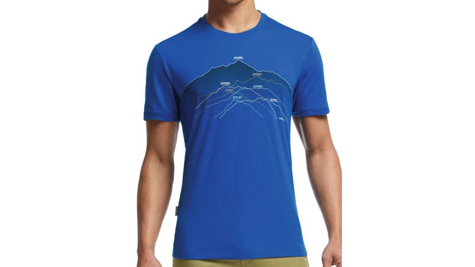 Icebreaker Tech Lite Short Sleeve Crew Seven Summits - Men's