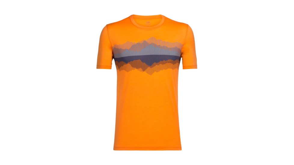 Icebreaker Tech Lite Short Sleeve Crewe Cook Reflected, Koi, 2XL, 104129801XXL
