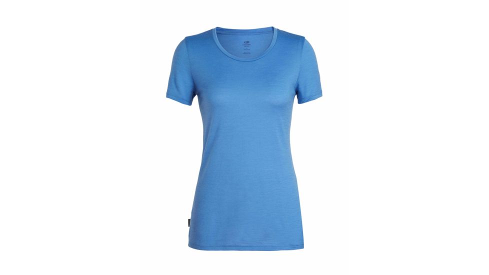 Icebreaker Tech Lite Short Sleeve Low Crewe - Womens, Cove, Small, 104262405S