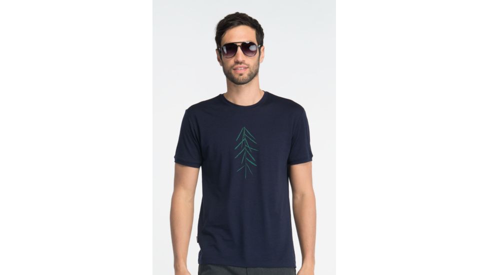 Icebreaker Tech T Lite Short Sleeve Lancewood Clearance - Men's-Admiral-X-Large