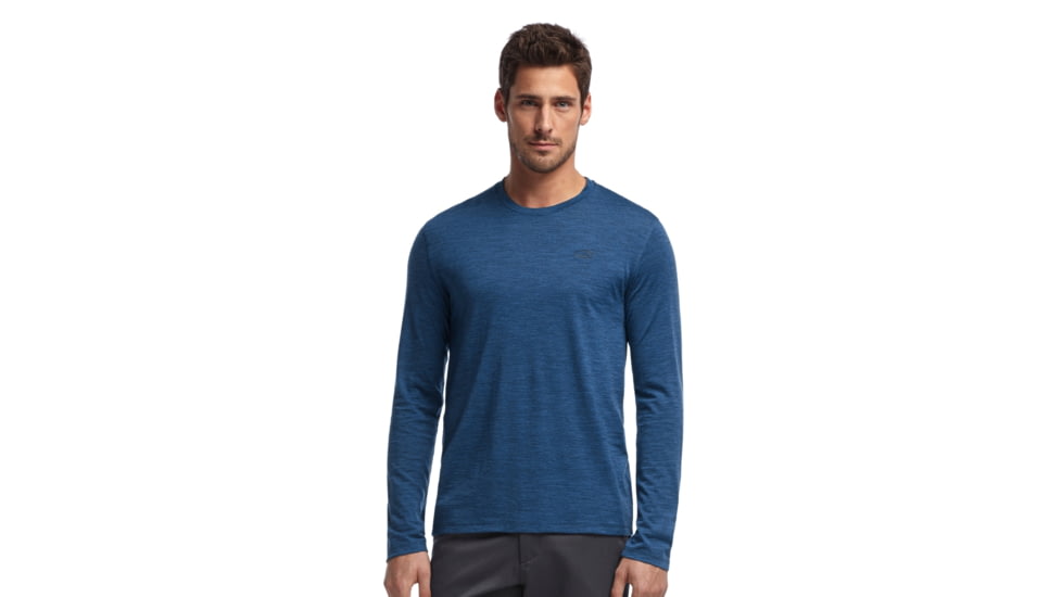 Icebreaker Tech T Lite Long Sleeve - Men's-X-Large-Equinox Heather