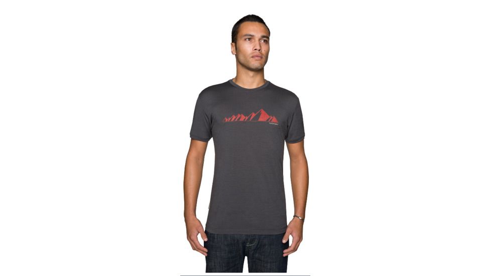 Icebreaker Tech T LIte Ridge SS - Men's-Monsoon-Large