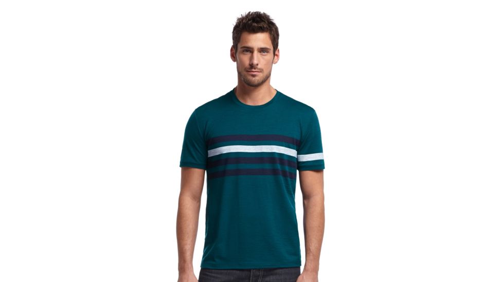 Icebreaker Tech T Lite Short Sleeve Streak - Men's-Night-Small