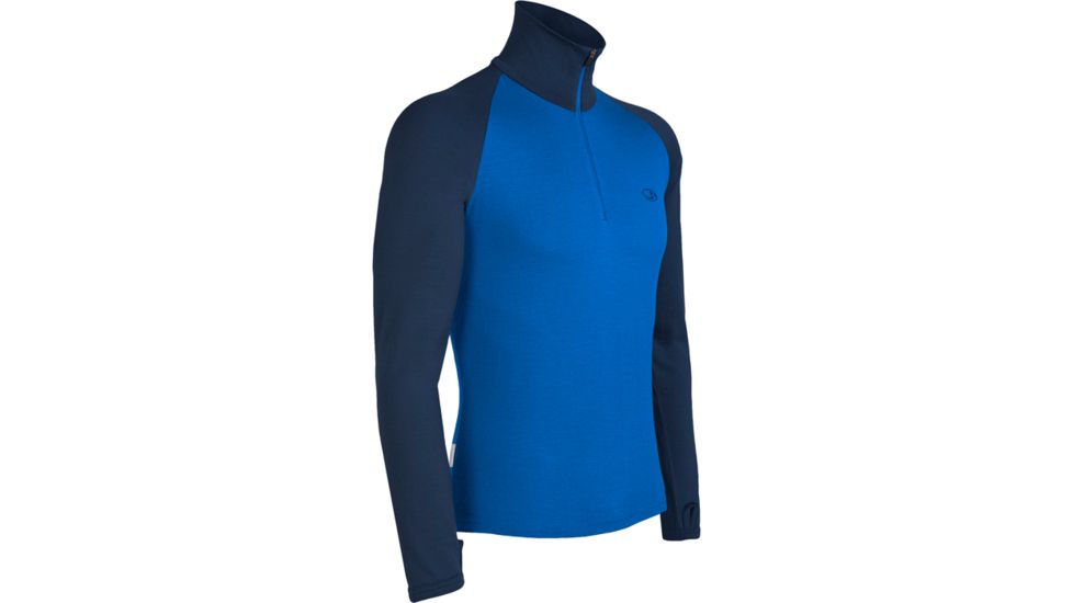 Icebreaker Tech Top 260 Long Sleeve Shirt - Men's-Large-Splash/Planet