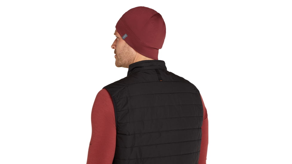 Icebreaker Unisex Merino 260 Ridge Beanie, Port, OS, IB0A56SK01COS