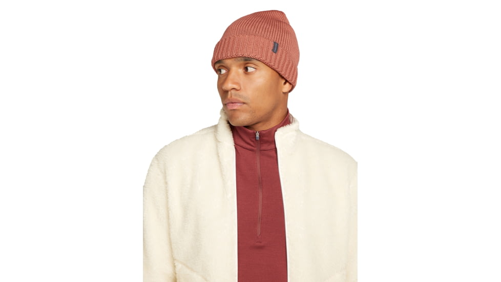 Icebreaker Unisex Vela Cuff Beanie, Cedar Wood, OS, IB10523701MOS