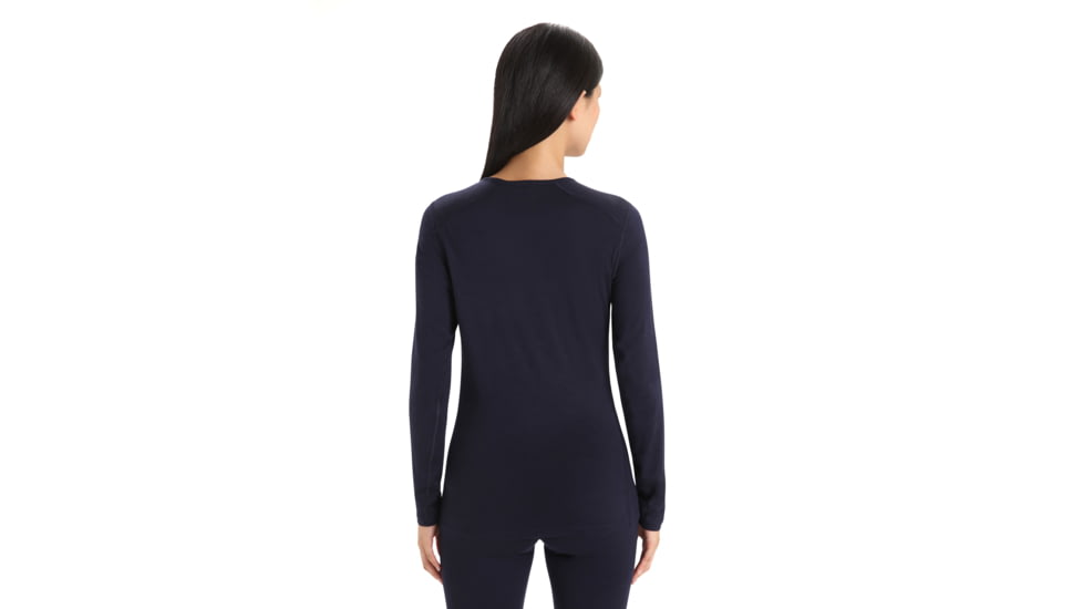 Icebreaker Women Merino 200 Oasis LS Crewe, Midnight Navy, L, IB104375401L