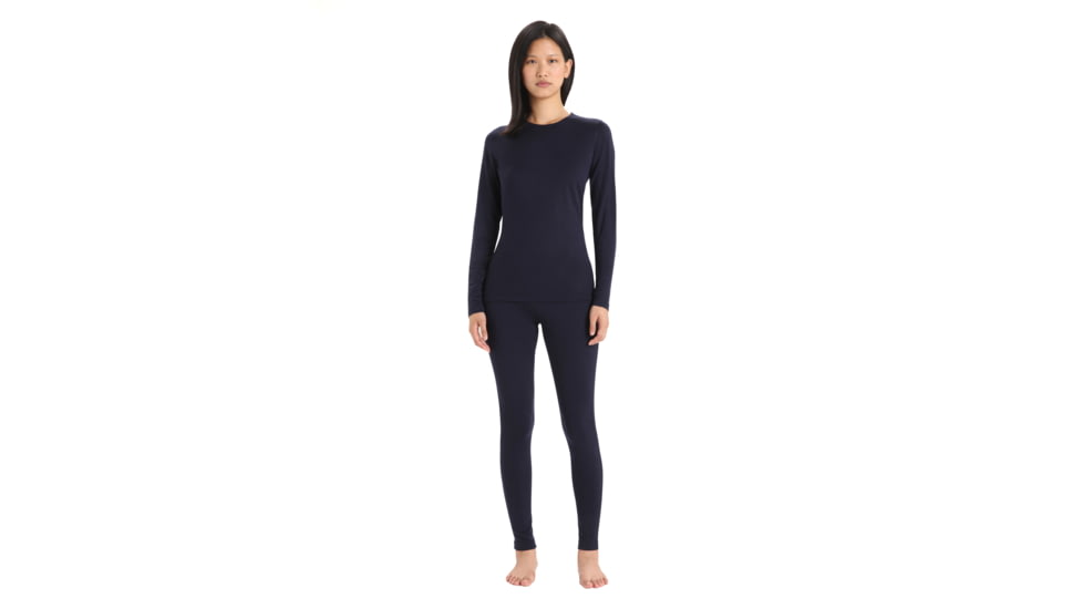 Icebreaker Women Merino 200 Oasis LS Crewe, Midnight Navy, L, IB104375401L
