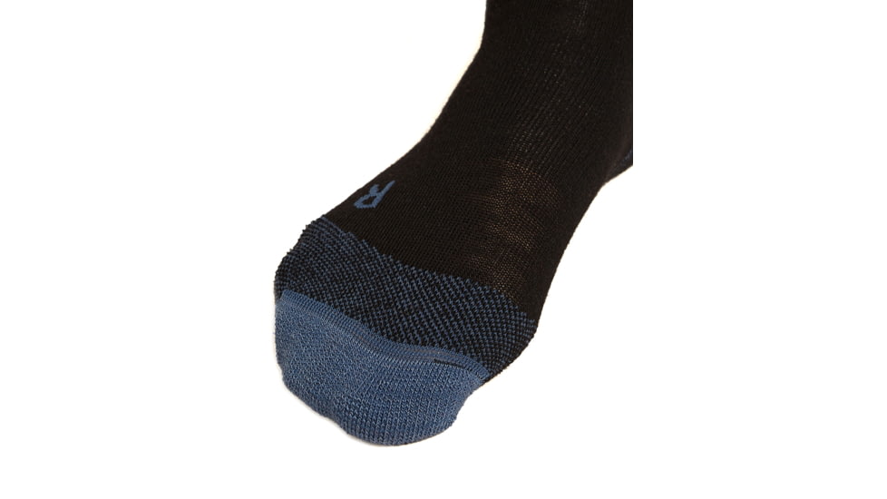 Icebreaker Women Merino Ski+ Light OTC, Black/Dawn/Graphite, L, IB0A573L03QL