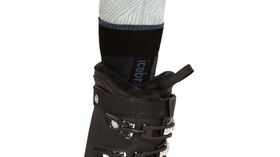 Icebreaker Women Merino Ski+ Light OTC, Black/Dawn/Graphite, L, IB0A573L03QL