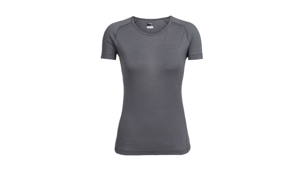 Icebreaker Zeal Short Sleeve Crewe, Metal, L, 104083001L