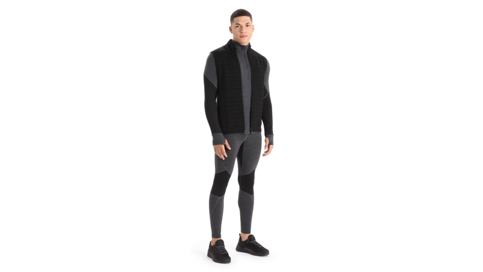 Icebreaker ZoneKnit Insulated Vest - Mens, Black, 2XL, IB0A56FB001XXL