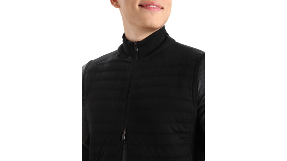 Icebreaker ZoneKnit Insulated Vest - Mens, Black, 2XL, IB0A56FB001XXL