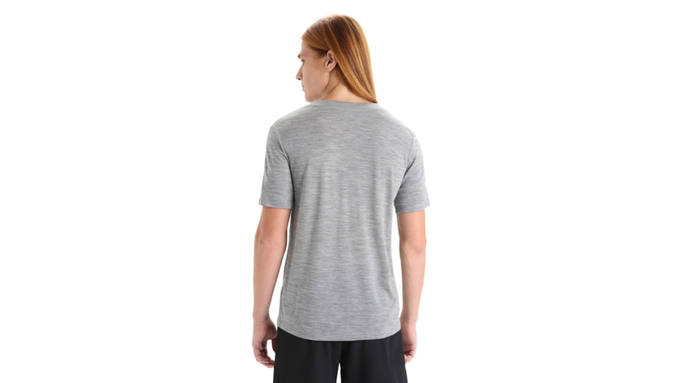 Icebreaker ZoneKnit Short Sleeve T-Shirt - Mens, Metro Heather, Extra Large, IB0A56P4016XL